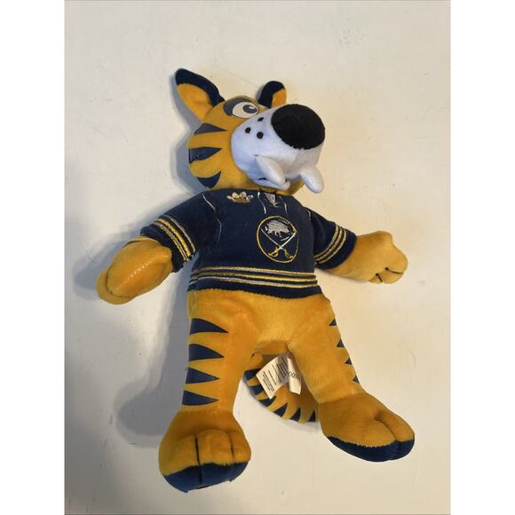 Bleacher Creatures NHL Buffalo Sabres SABRETOOTH 10" Mascot Plush - Picture 3 of 8